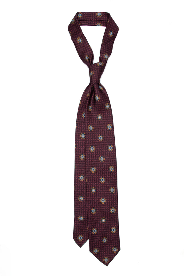 3-Fold Untipped Palumbo Grenadine Silk – Bordeaux