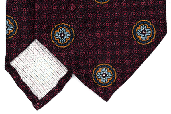 3-Fold Untipped Palumbo Grenadine Silk – Bordeaux